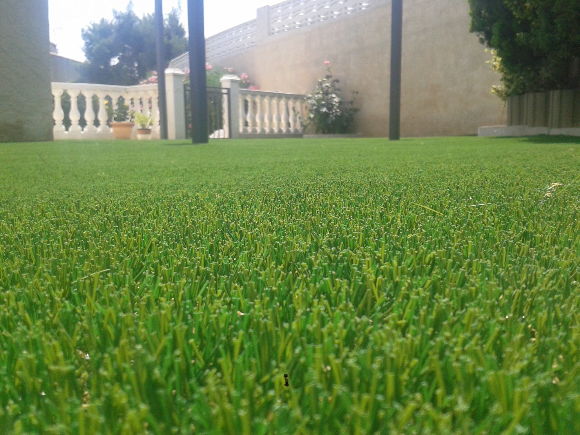 pose de gazon synthétique à Carry le rouet