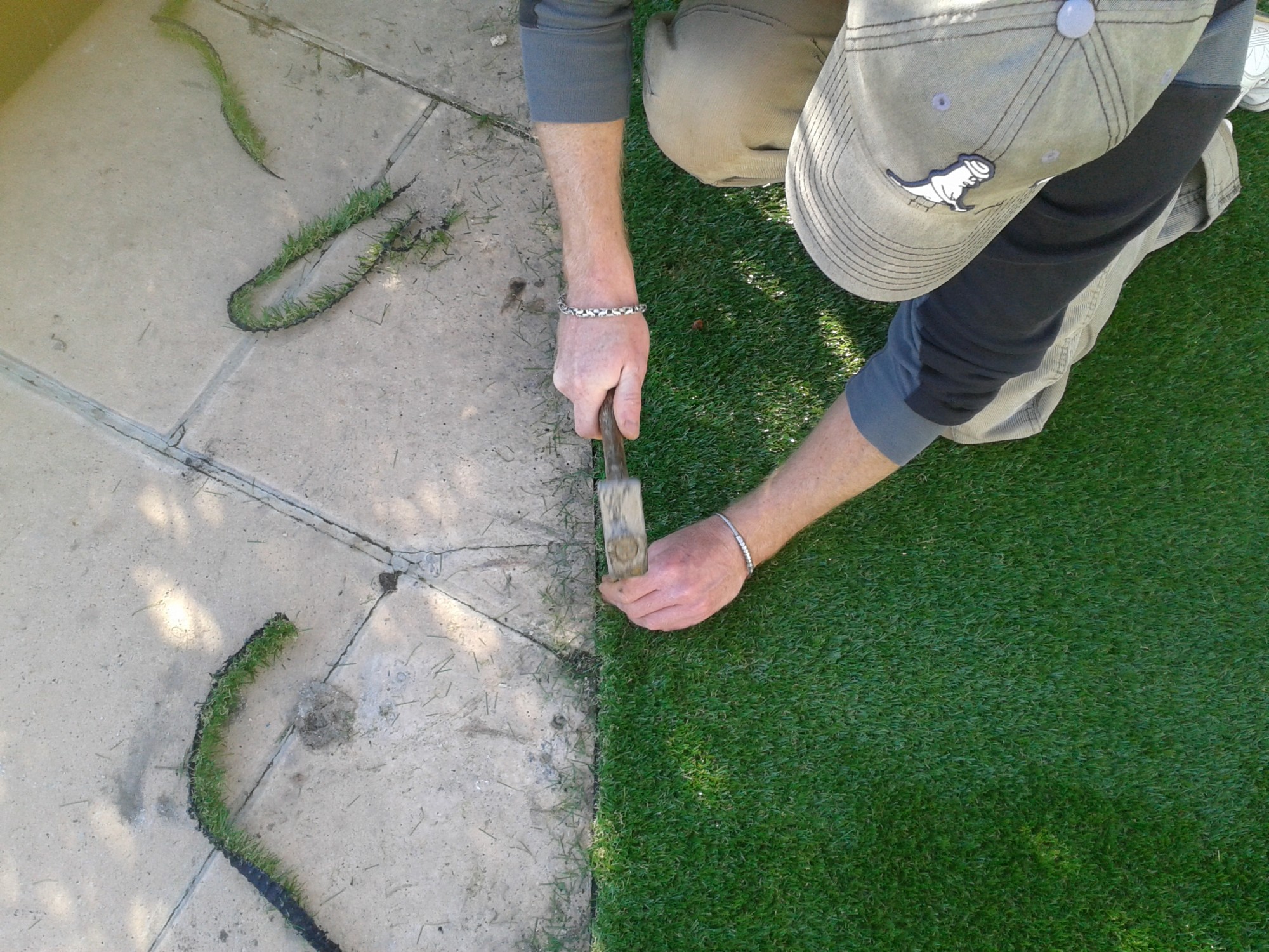 Installation d'un gazon synthétique à Aix en Provence