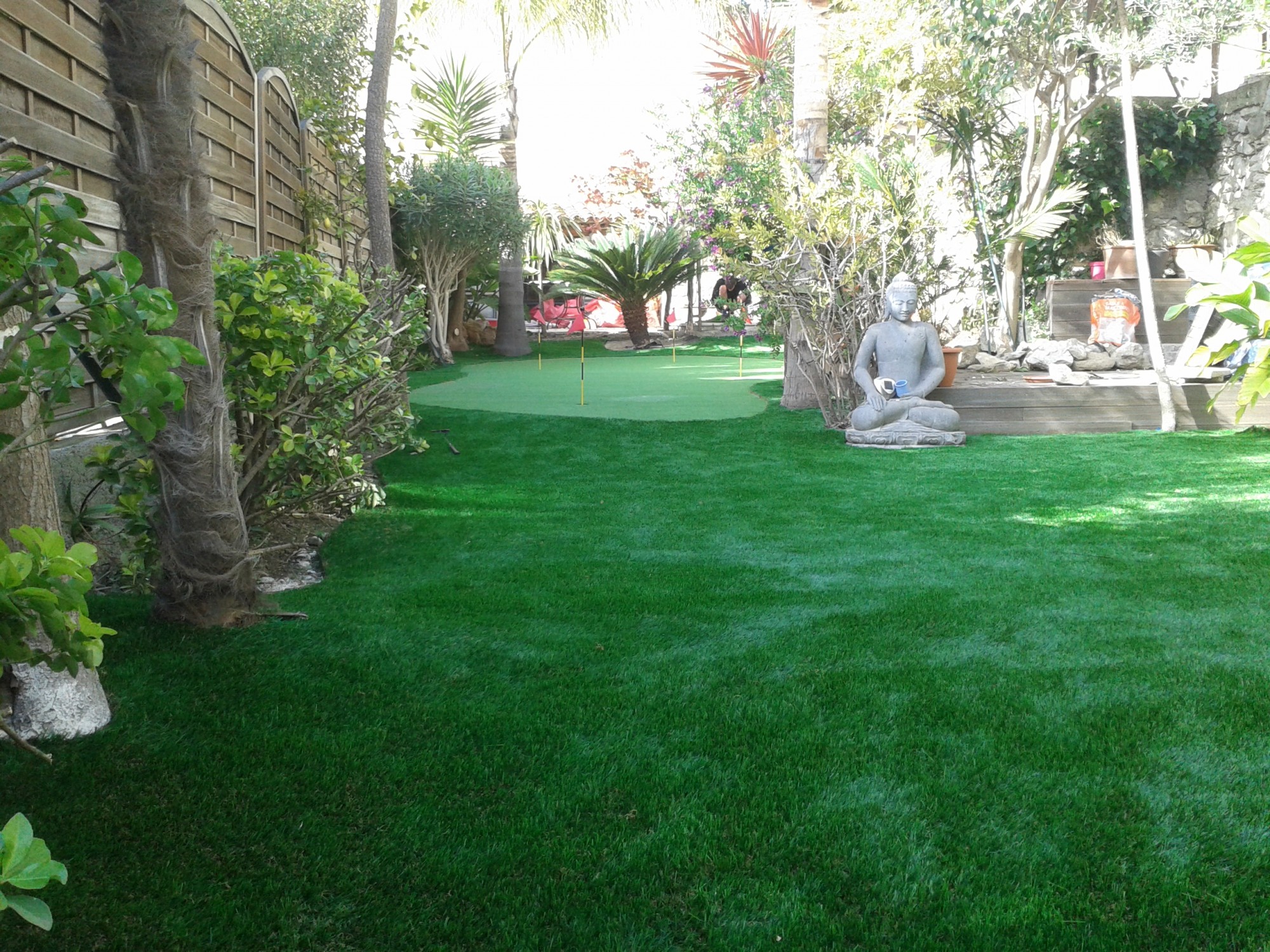 putting green synthétique à Cassis