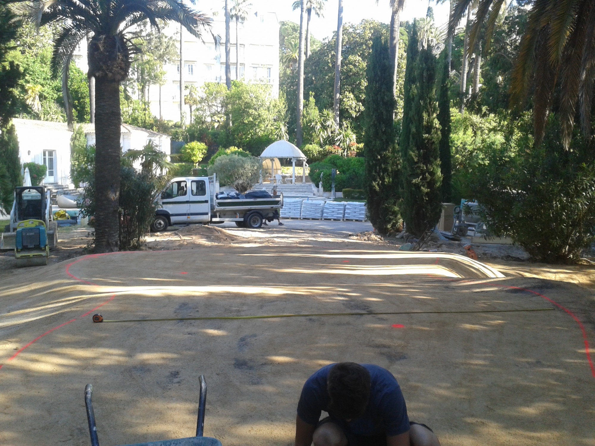 green synthétique à cannes