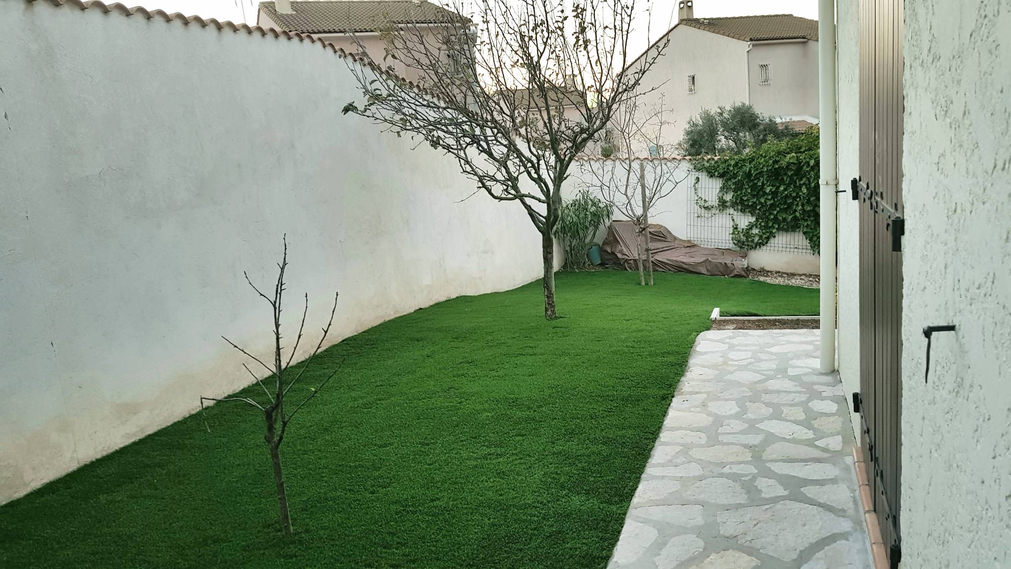 pose du gazon synthétique à Aix en Provence