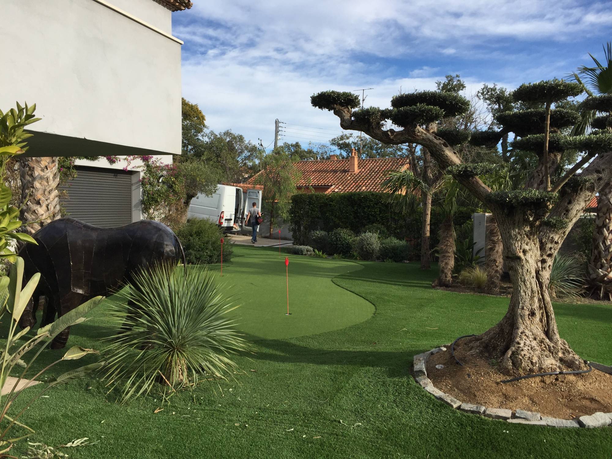 green de golf synthétique Aix en Provence