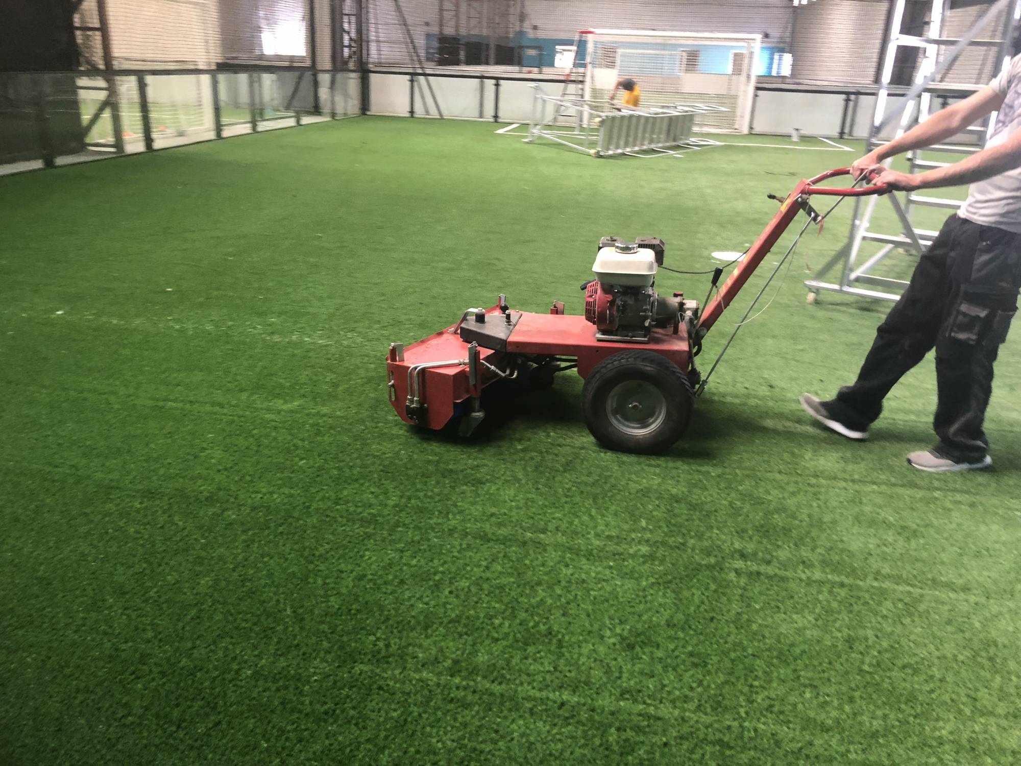 installation d'un soccer indoor à Plan de Campagne