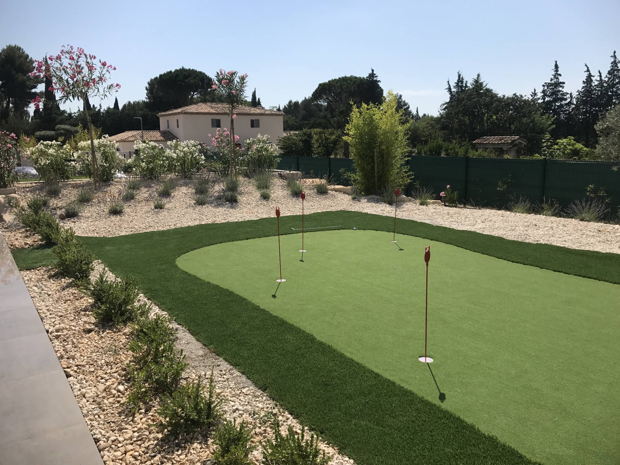 green artificiel à Aix en Provence