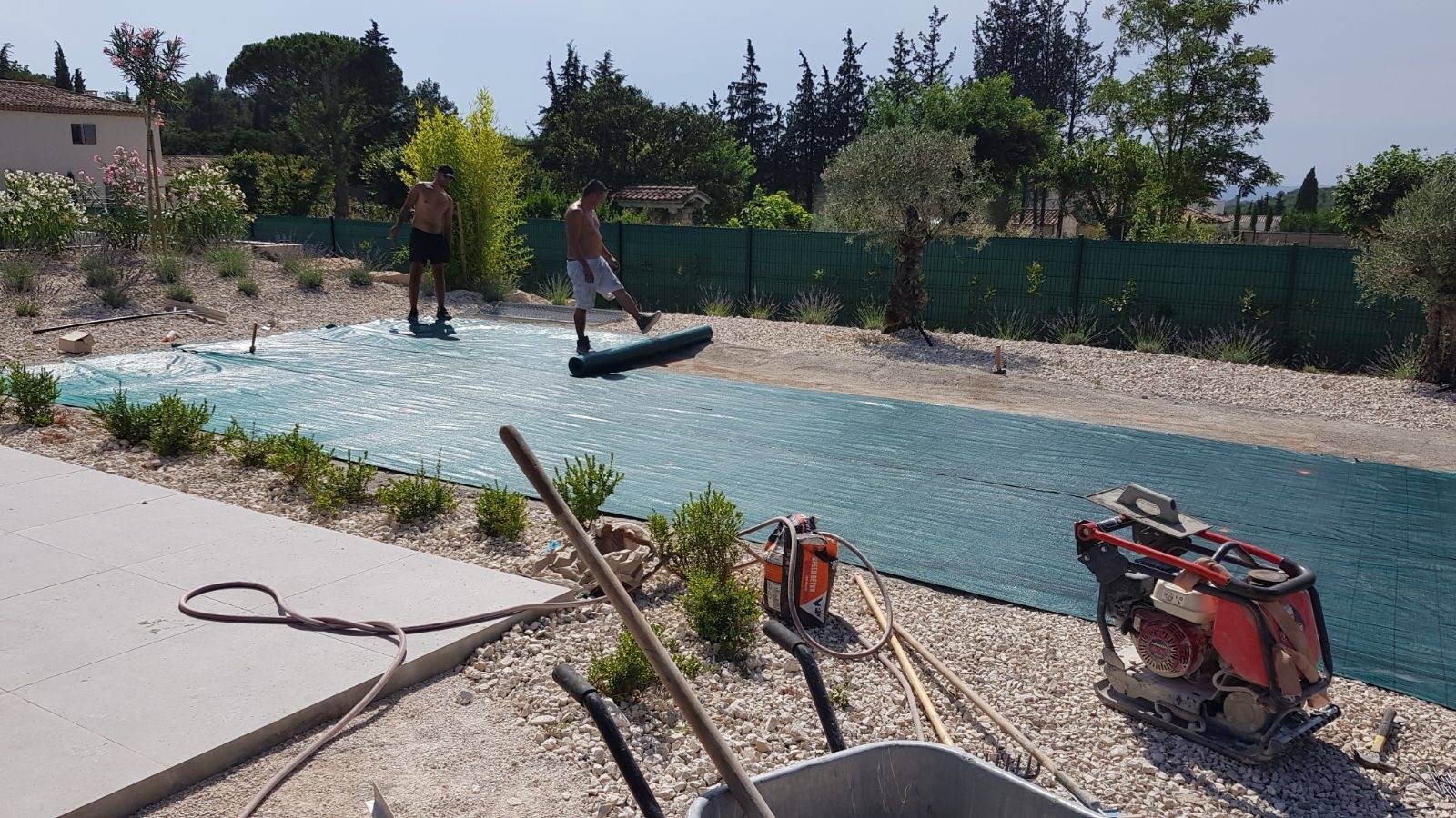 pose de green synthétique