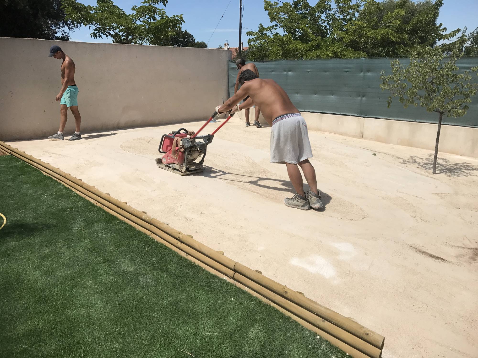 installation de green synthétique à Toulon