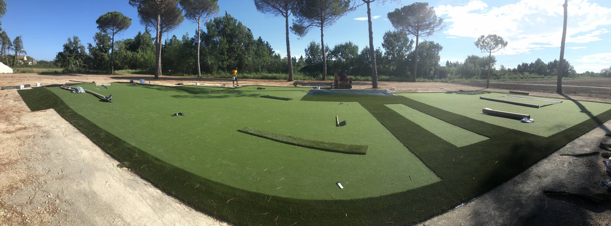 créateur de green de golf synthétique