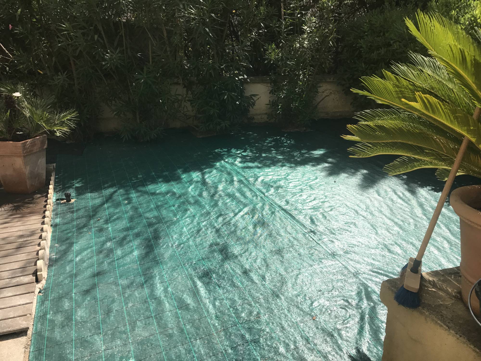 pose de gazon artificiel à Ventabren