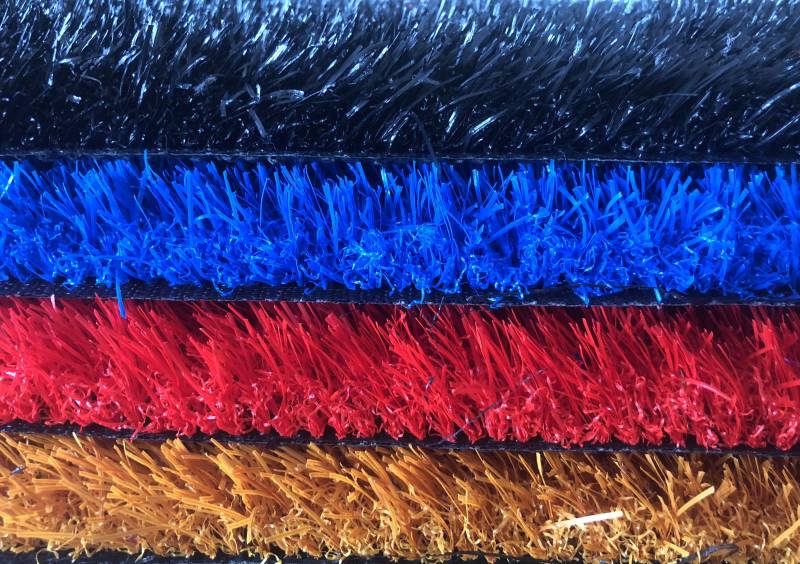 gazons synthétiques de couleurs