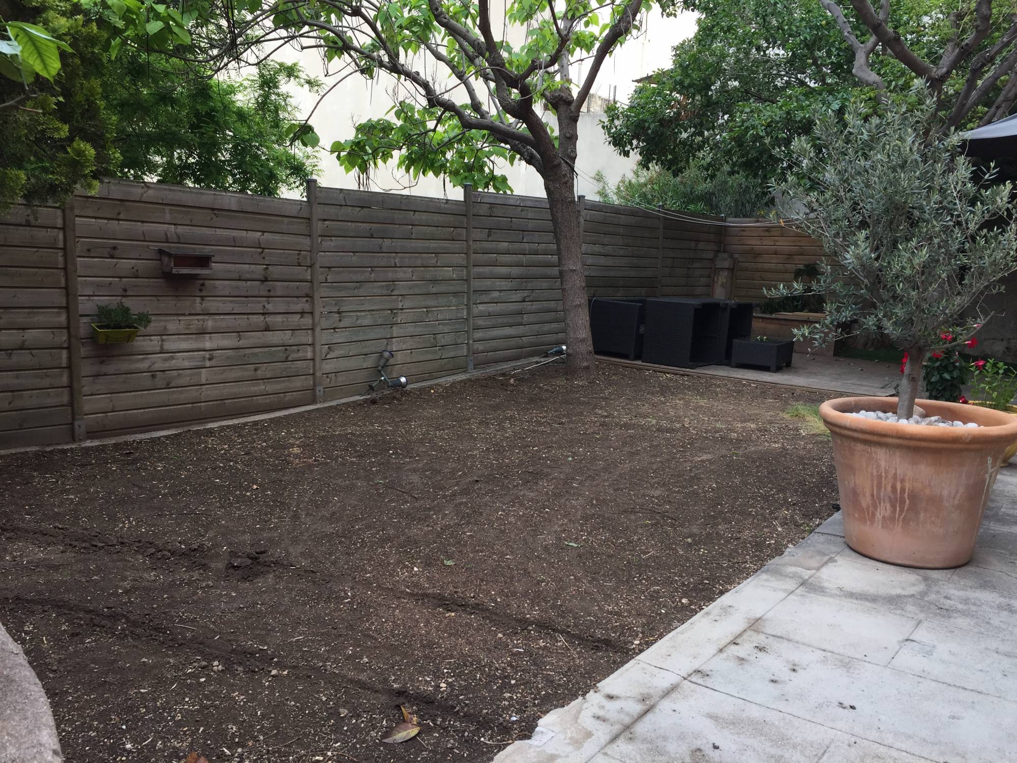 jardin synthétique à Marseille