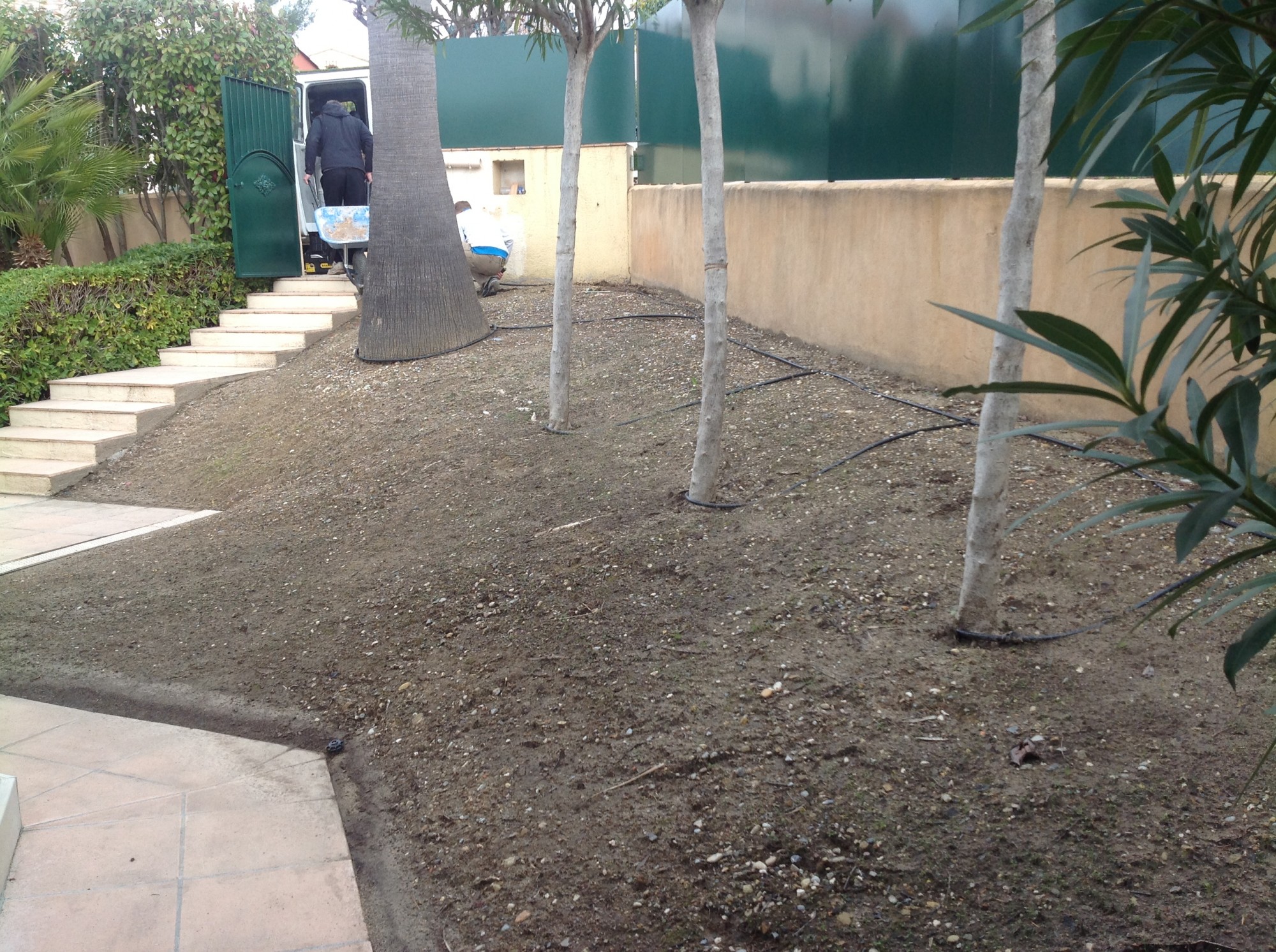 installation d'un gazon artificiel à Nice