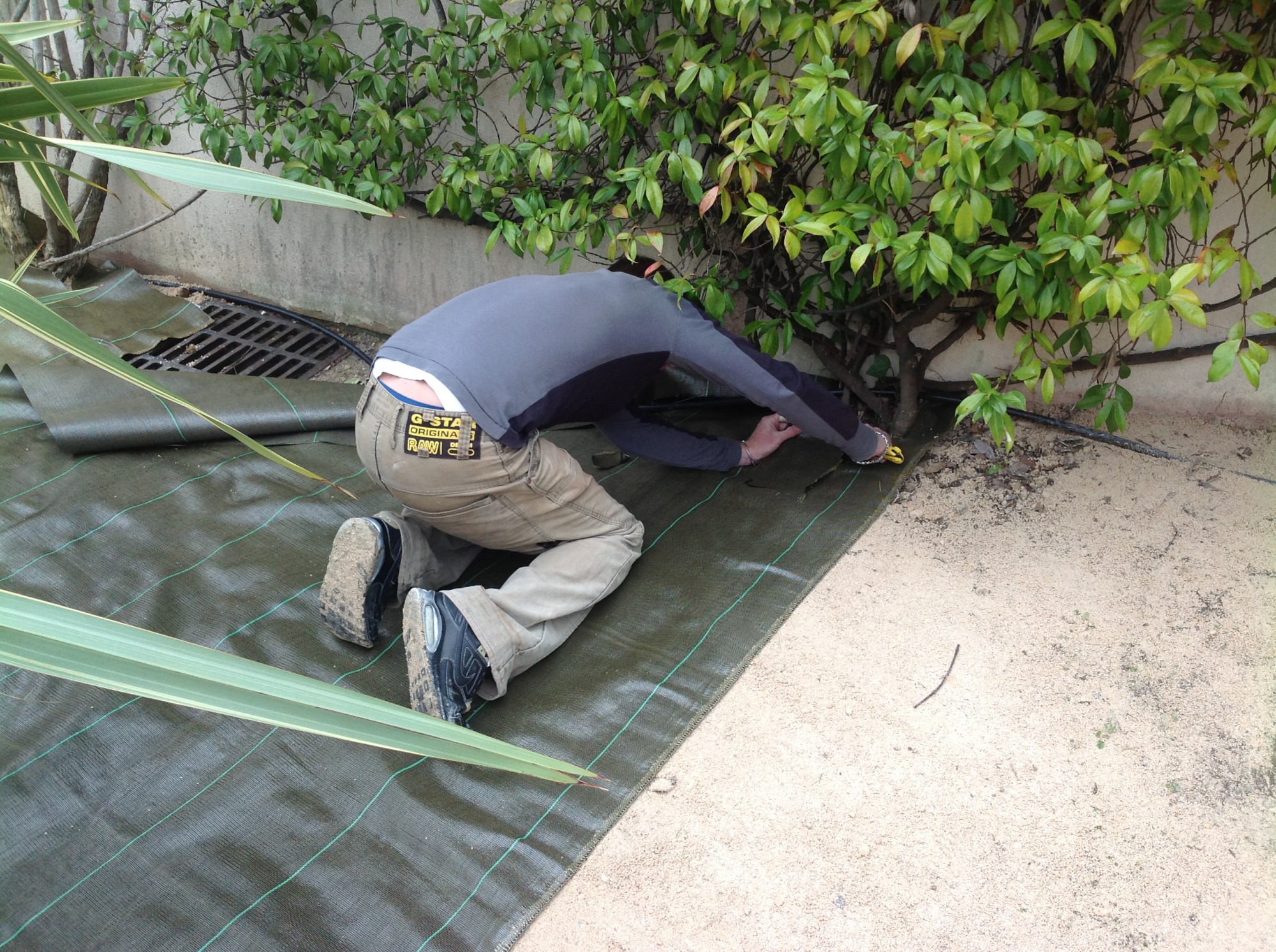 installation de gazon synthétique pas cher à Nice