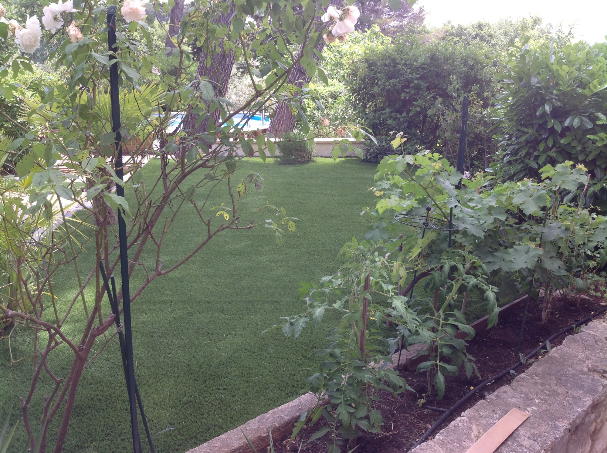 installation d'un gazon synthétique à Aix en Provence