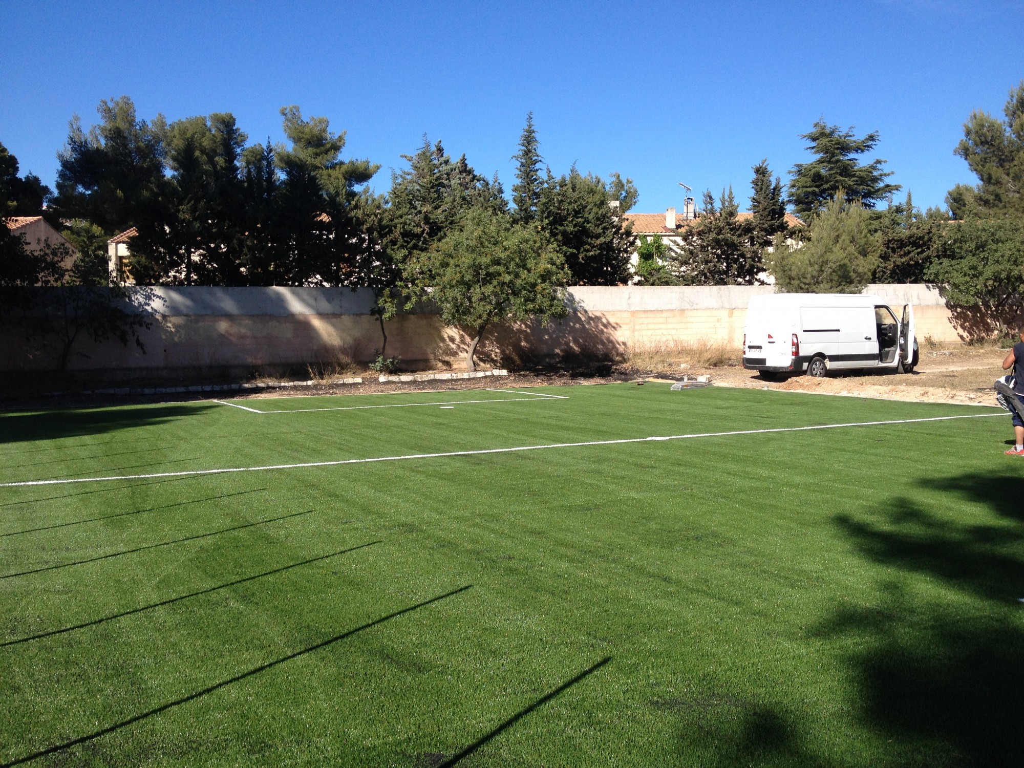 gazon artificiel football outdoor