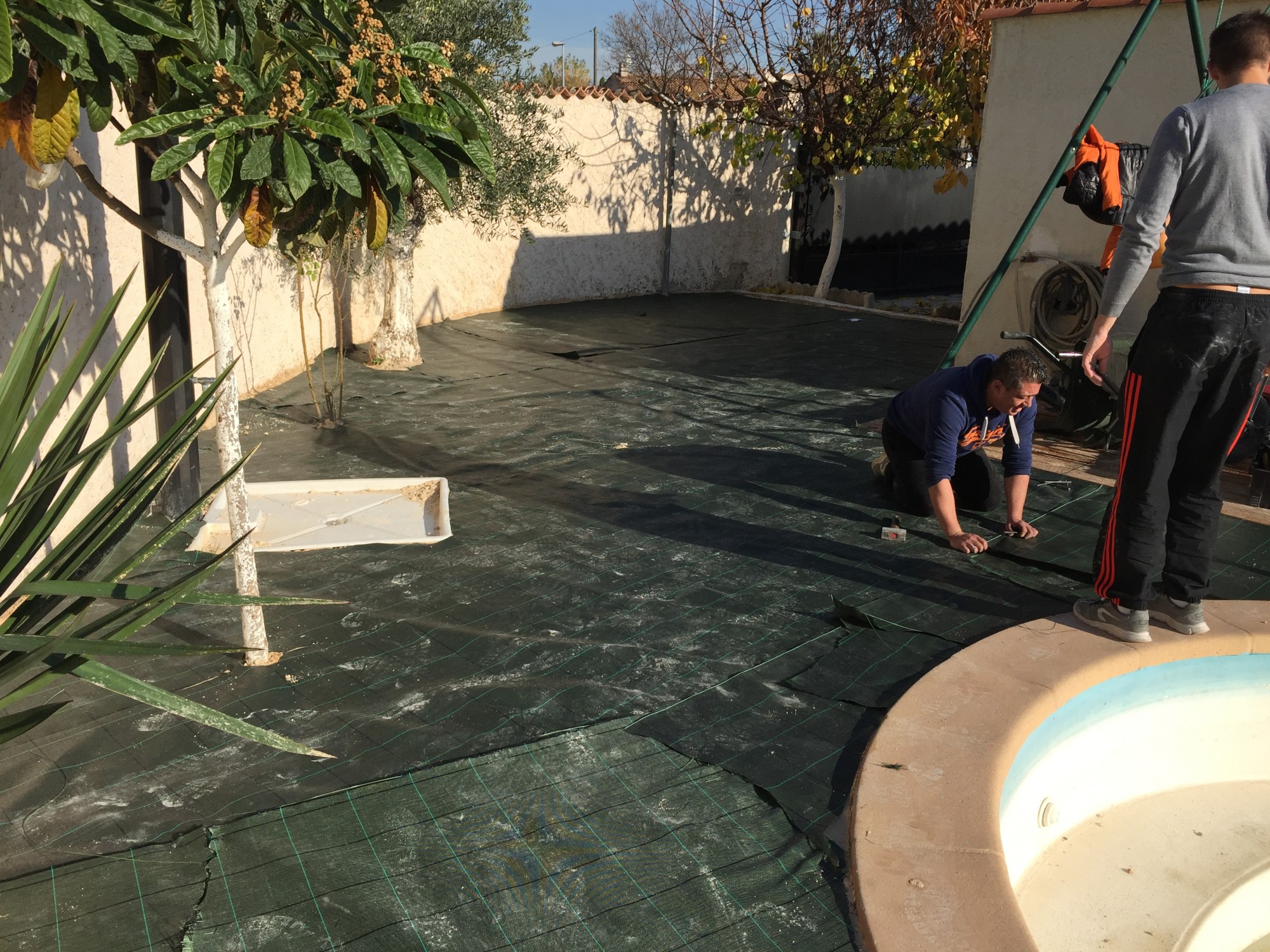 Installation gazon synthétique Vitrolles