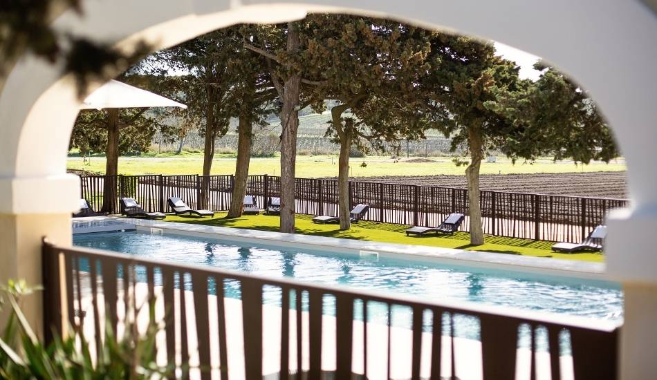 green synthétique au Château l'Hospitalet