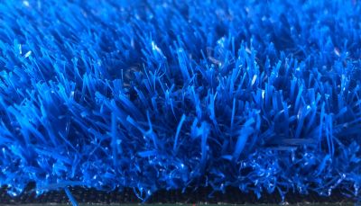 gazon synthétique bleu 25 mm